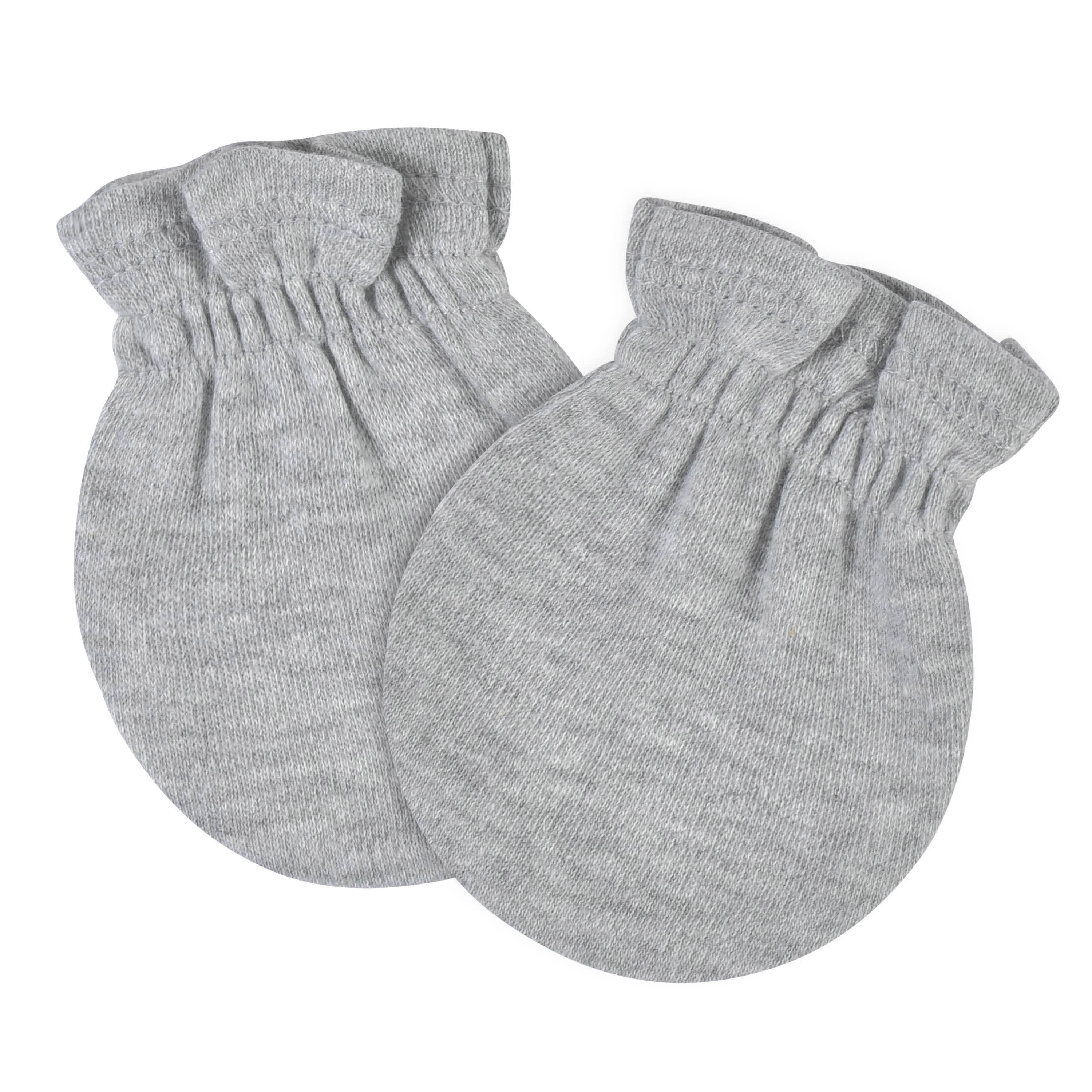 12-Pack Baby Neutral Navy, Gray, & White No Scratch Mittens - Image 3