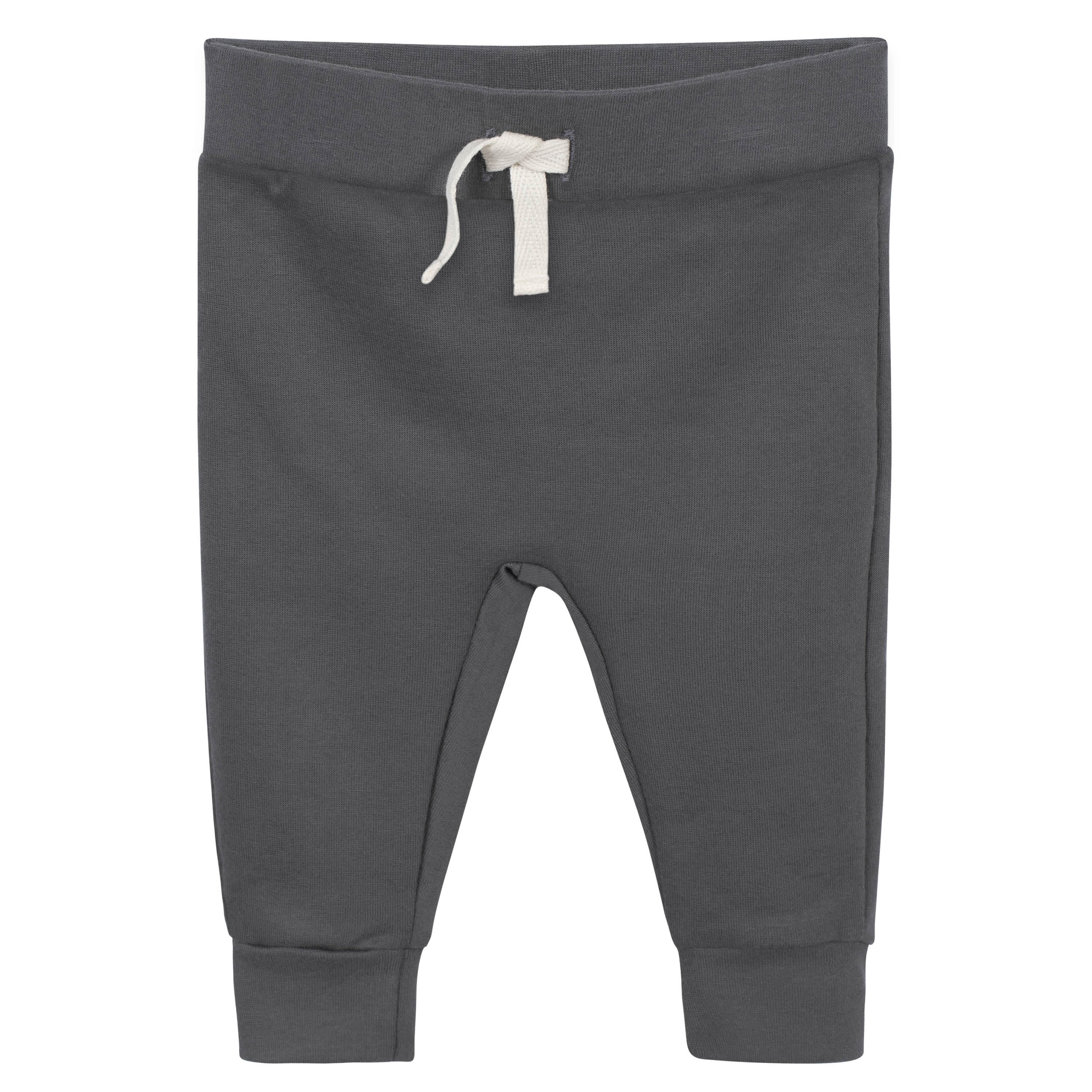 2-Pack Baby Boys Comfy Stretch Gray Pants - Image 4
