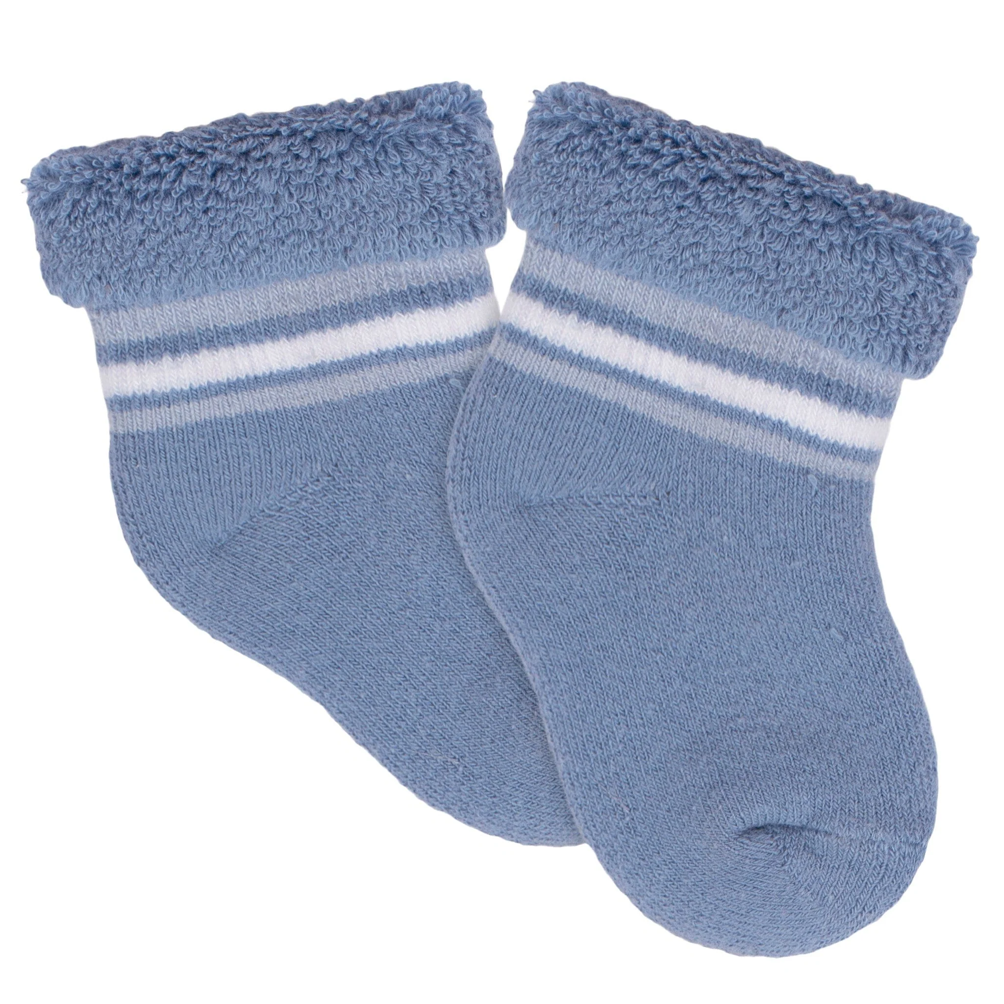 2-Pack Baby Boys Little Lighthouse Terry Socks - Image 3