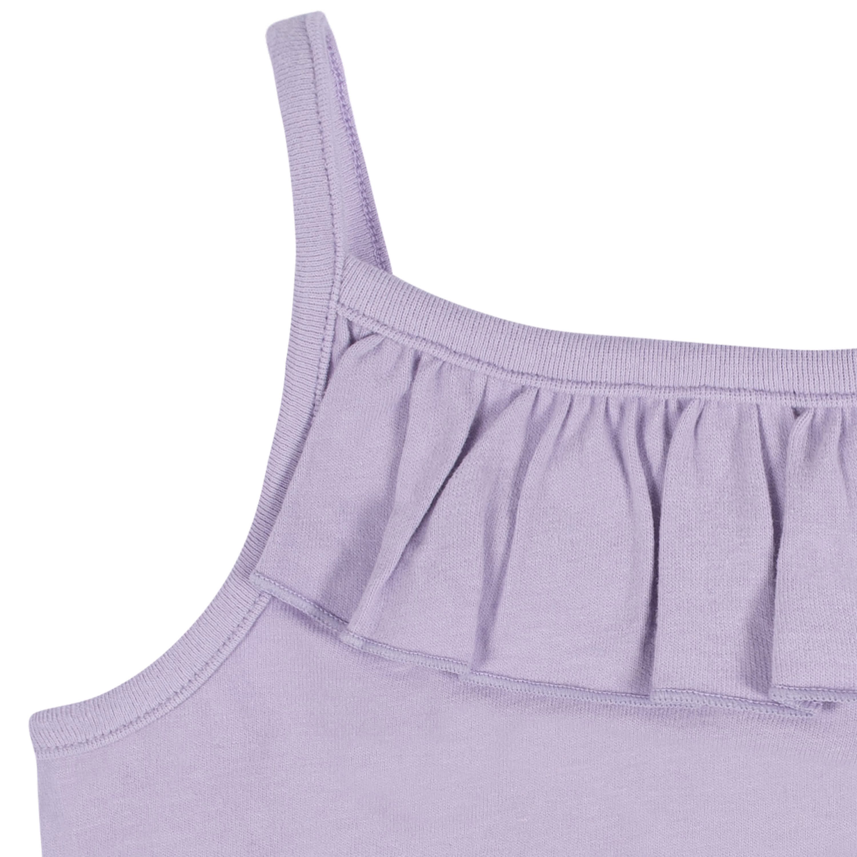 2-Pack Infant Girls Pink & Purple Sleeveless Tops - Image 3
