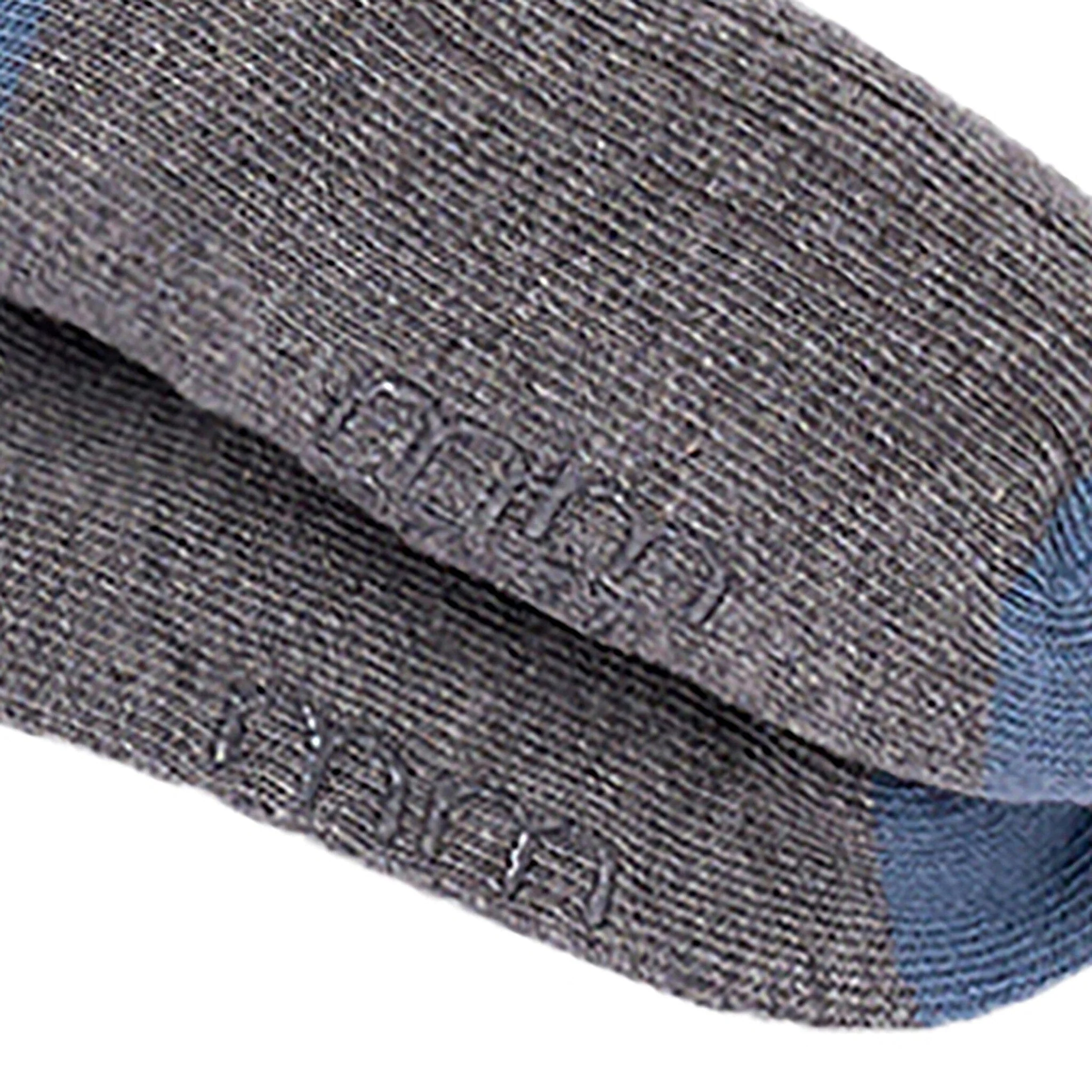 2-Pack Toddler Boys Grey Heather Athletic Colorblock Socks - Image 4