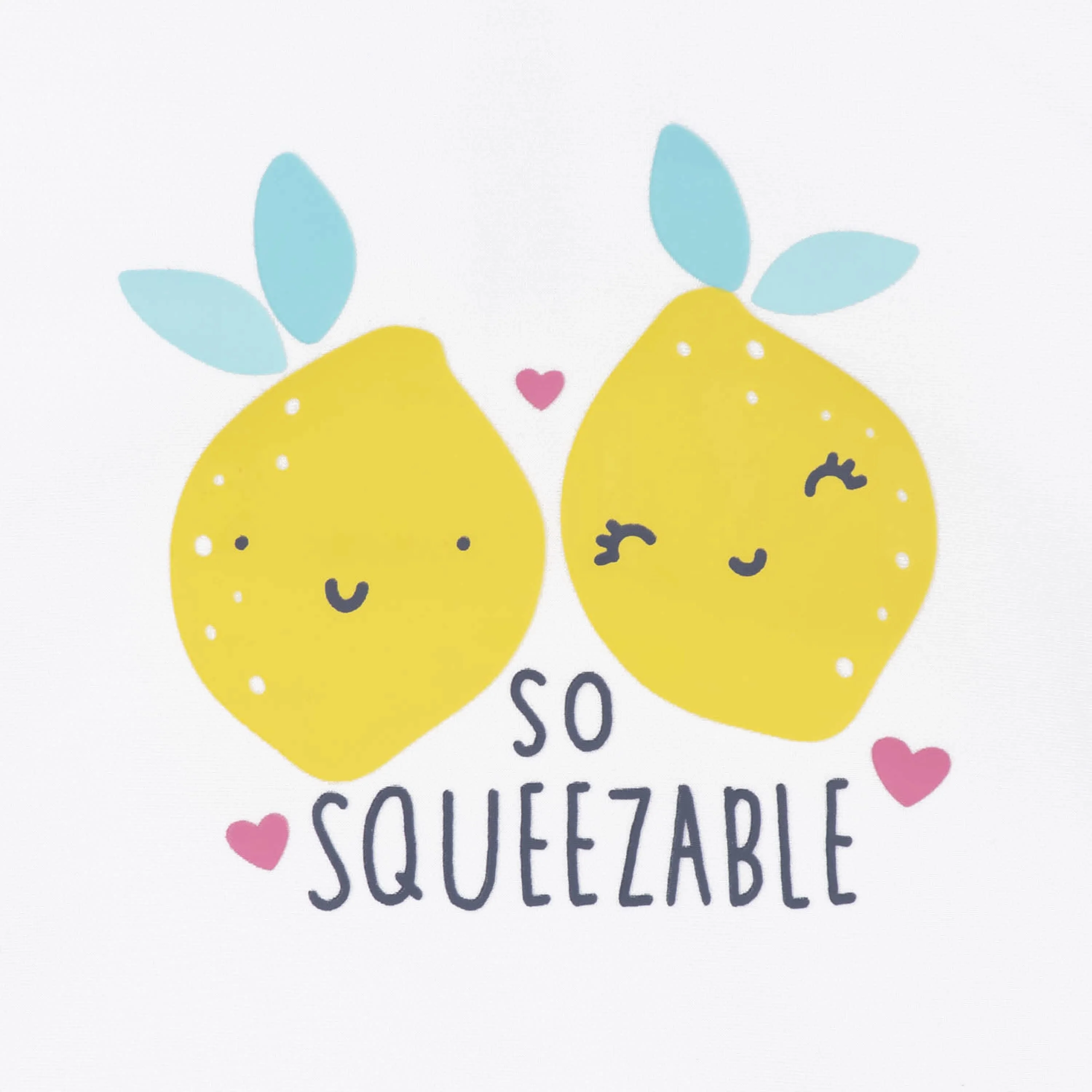 2-Piece Baby & Toddler Girls UPF 50+ Lemon Squeeze Rash Guard & Swim Bottoms Set - Image 3