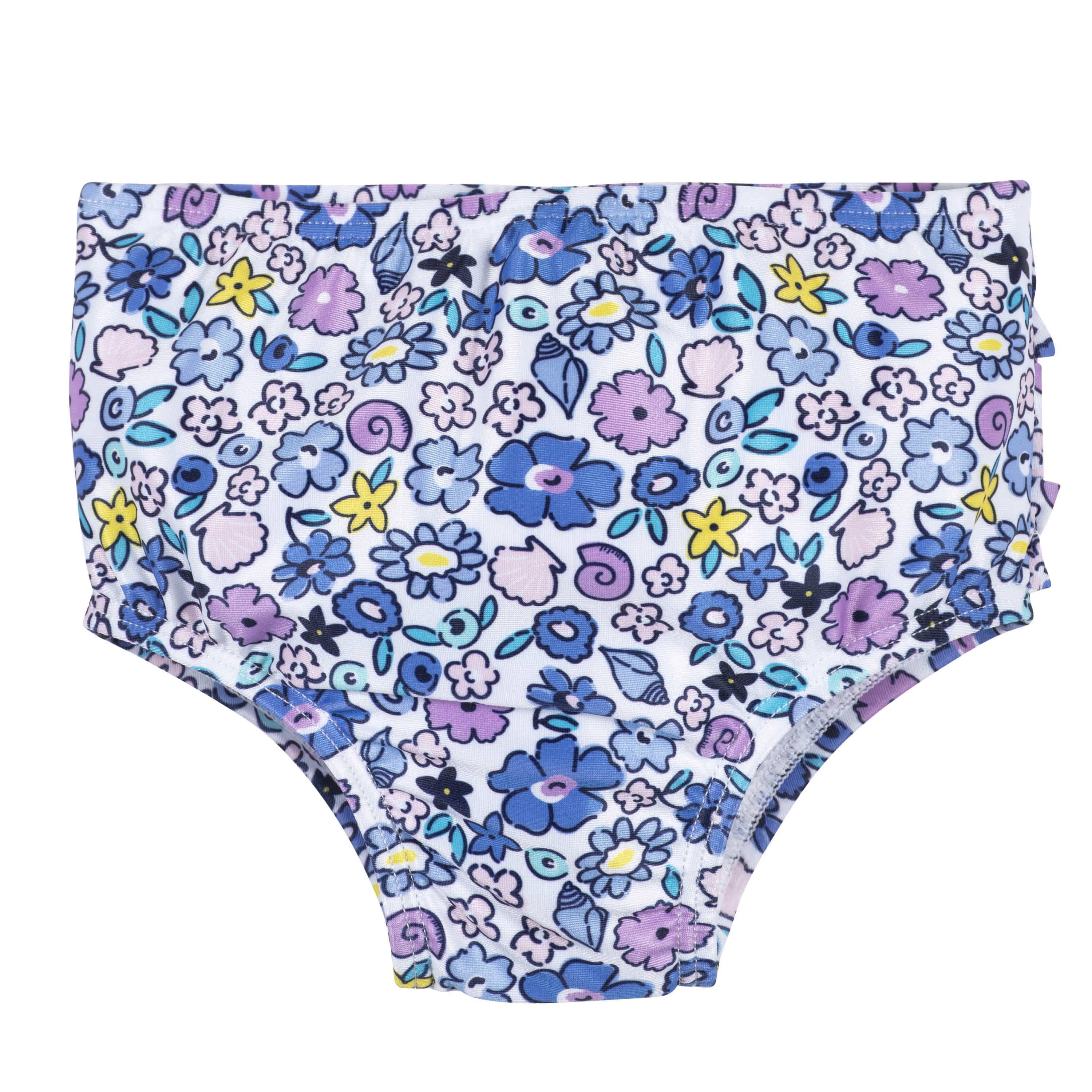 2-Piece Baby & Toddler Girls UPF 50+ Vacation Vibes Rash Guard & Swim Bottoms Set - Image 6