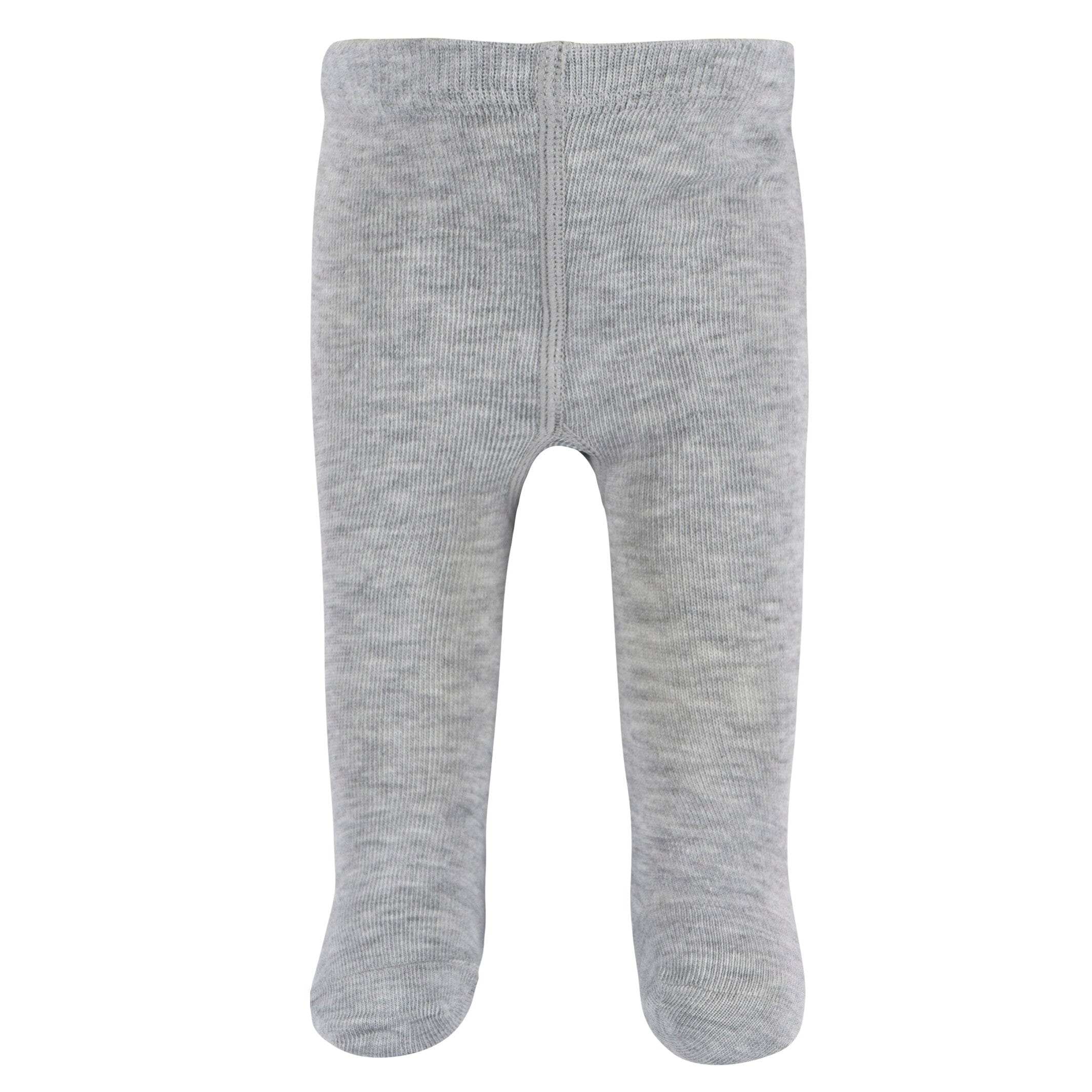 3-Pack Baby and Toddler Girls Black, Ivory, & Grey Heather Tights - Image 7