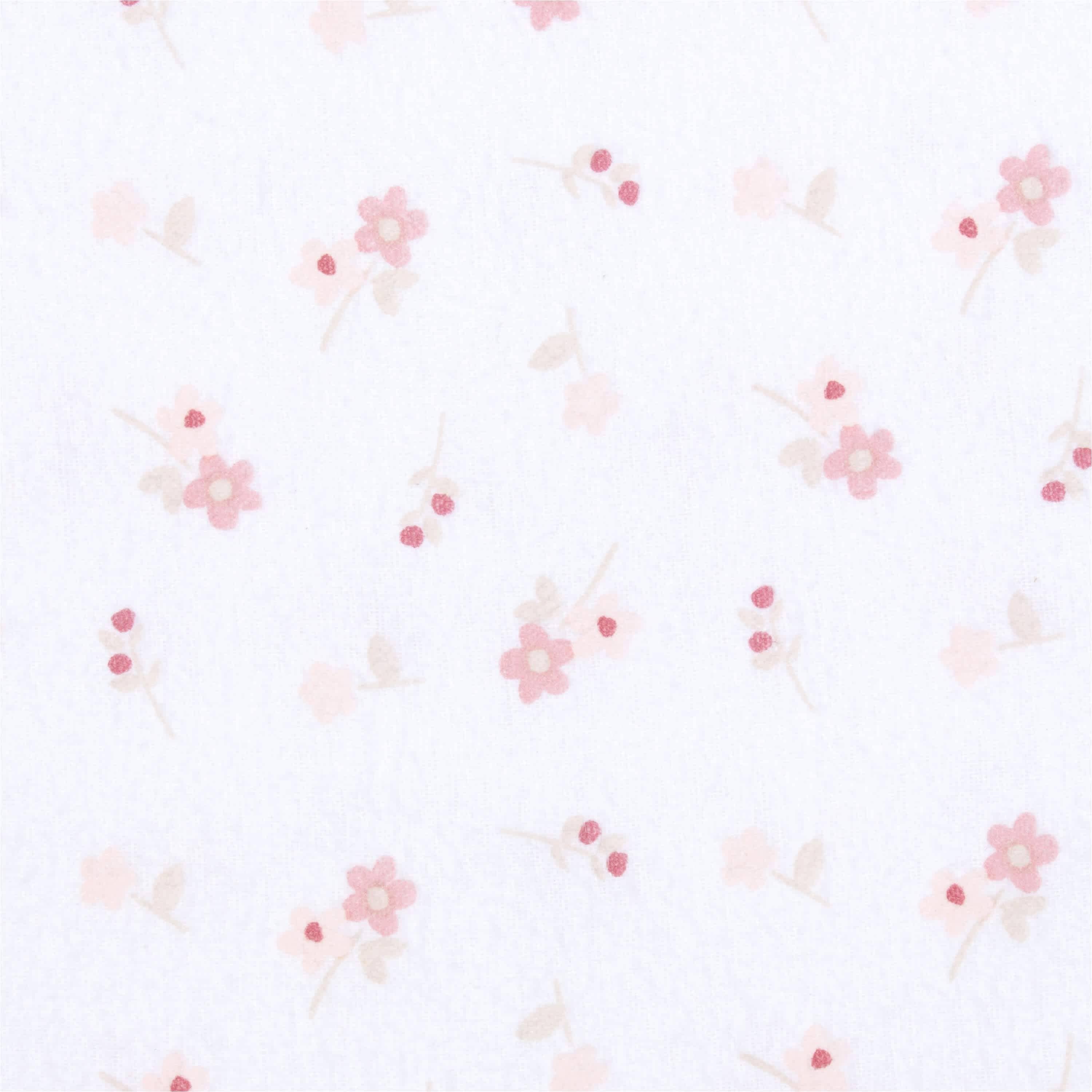 5-Pack Baby Girls Foxes Flannel Receiving Blankets - Image 3