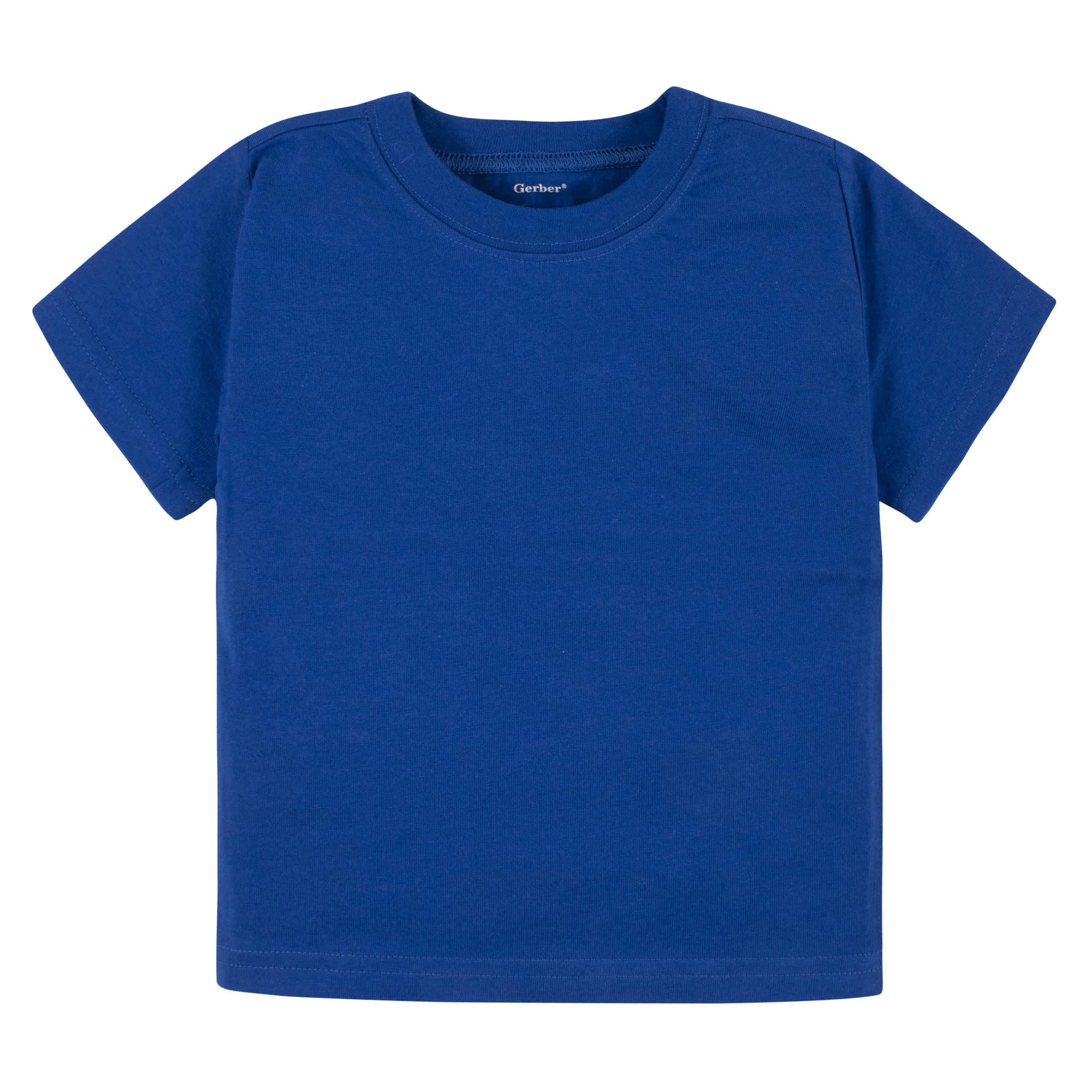 5-Pack Infant & Toddler Royal Blue Premium Short Sleeve Tees - Image 4