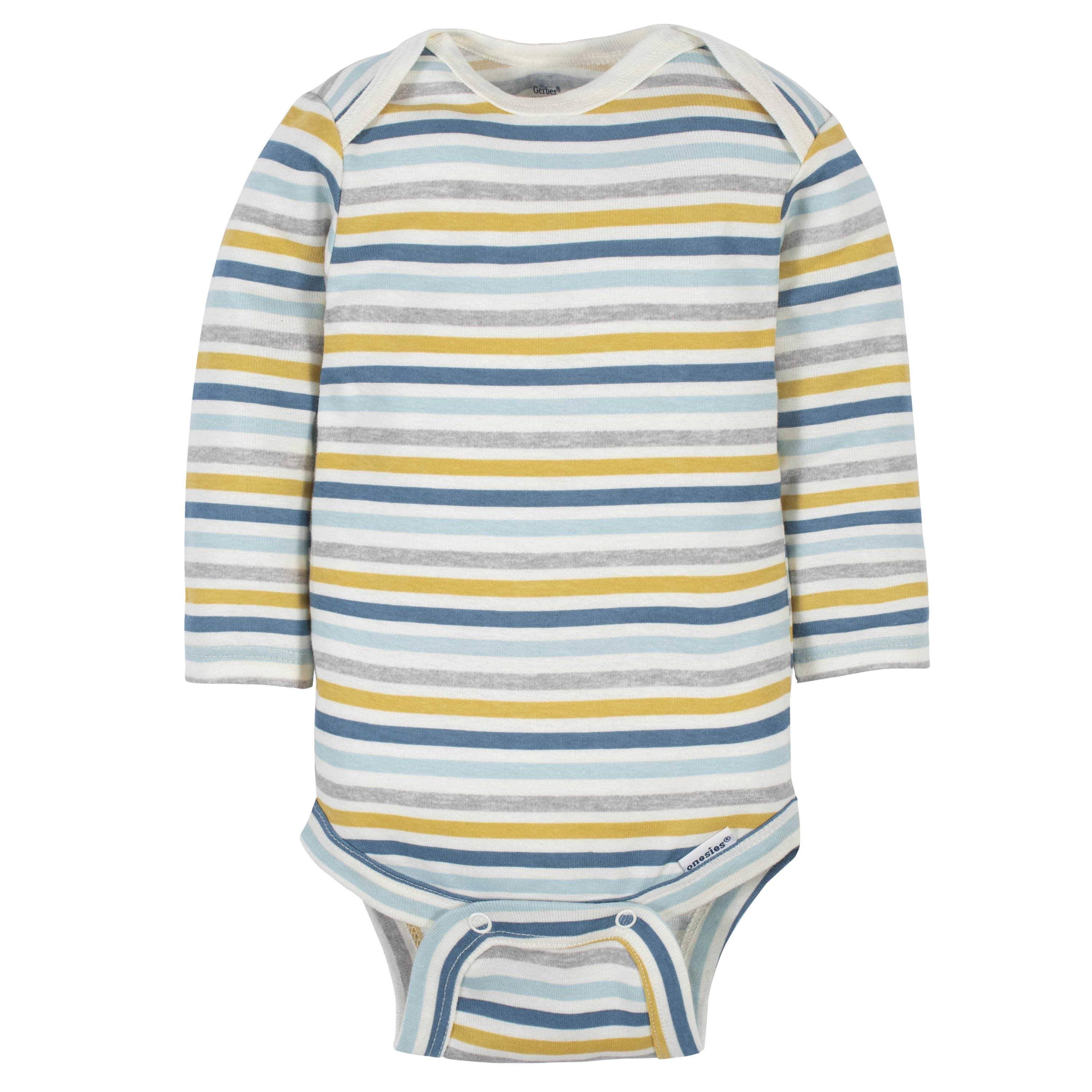 6-Pack Baby Boys Dinosaur Long Sleeve Onesies® Bodysuits - Image 6