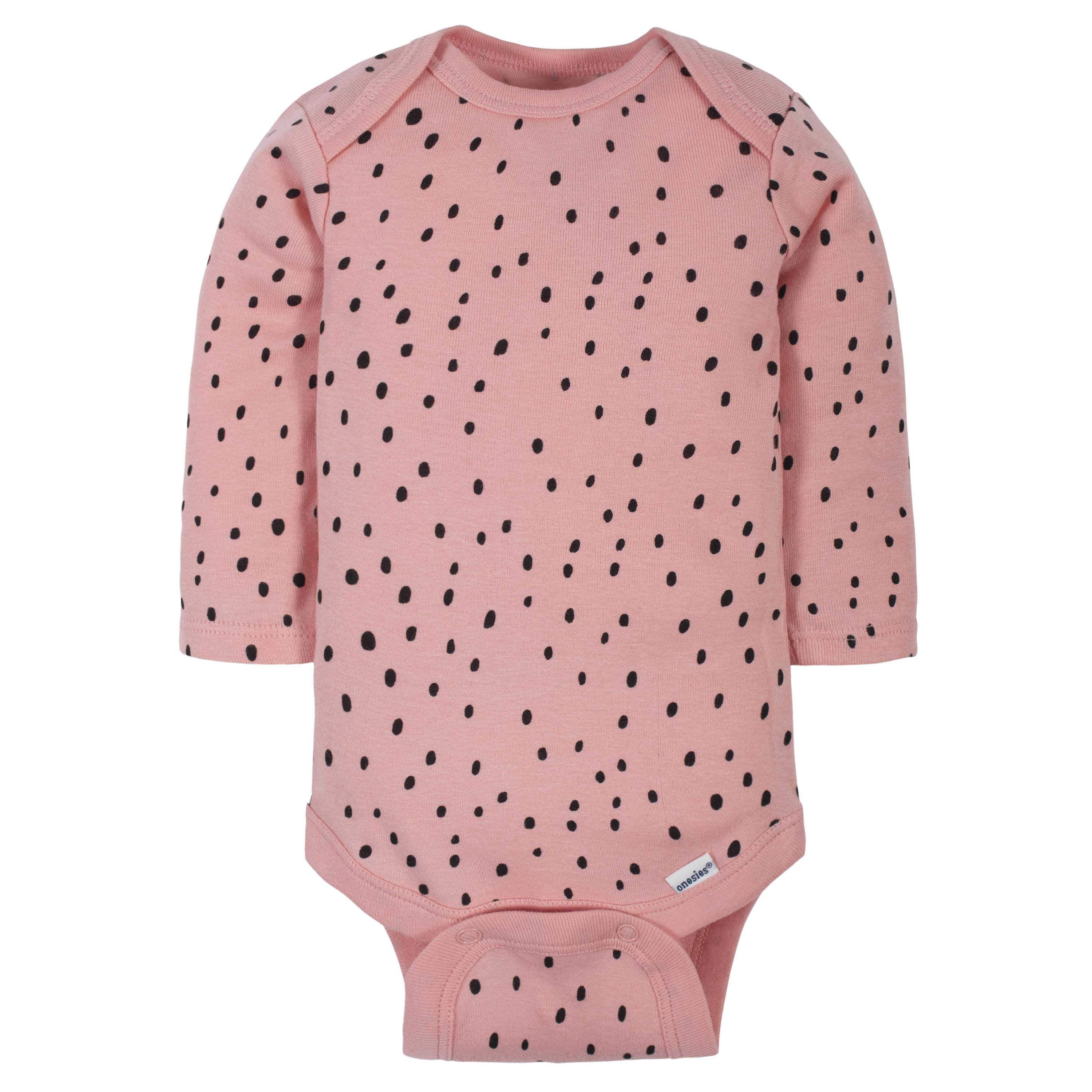 6-Pack Baby Girls Bear Long Sleeve Onesies® Bodysuits - Image 5