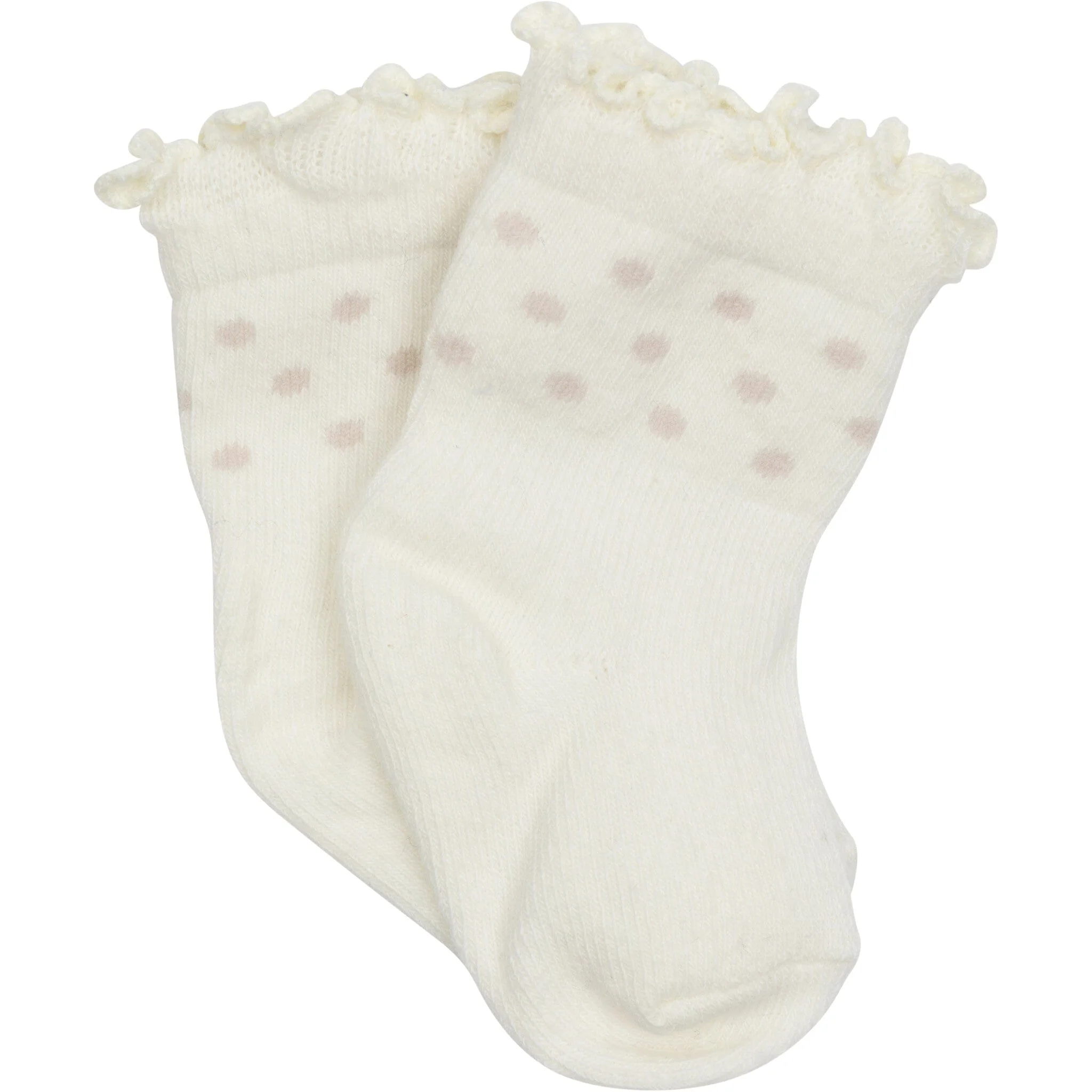 6-Pack Baby Girls Girl Retro Floral Wiggle Proof® Socks - Image 3