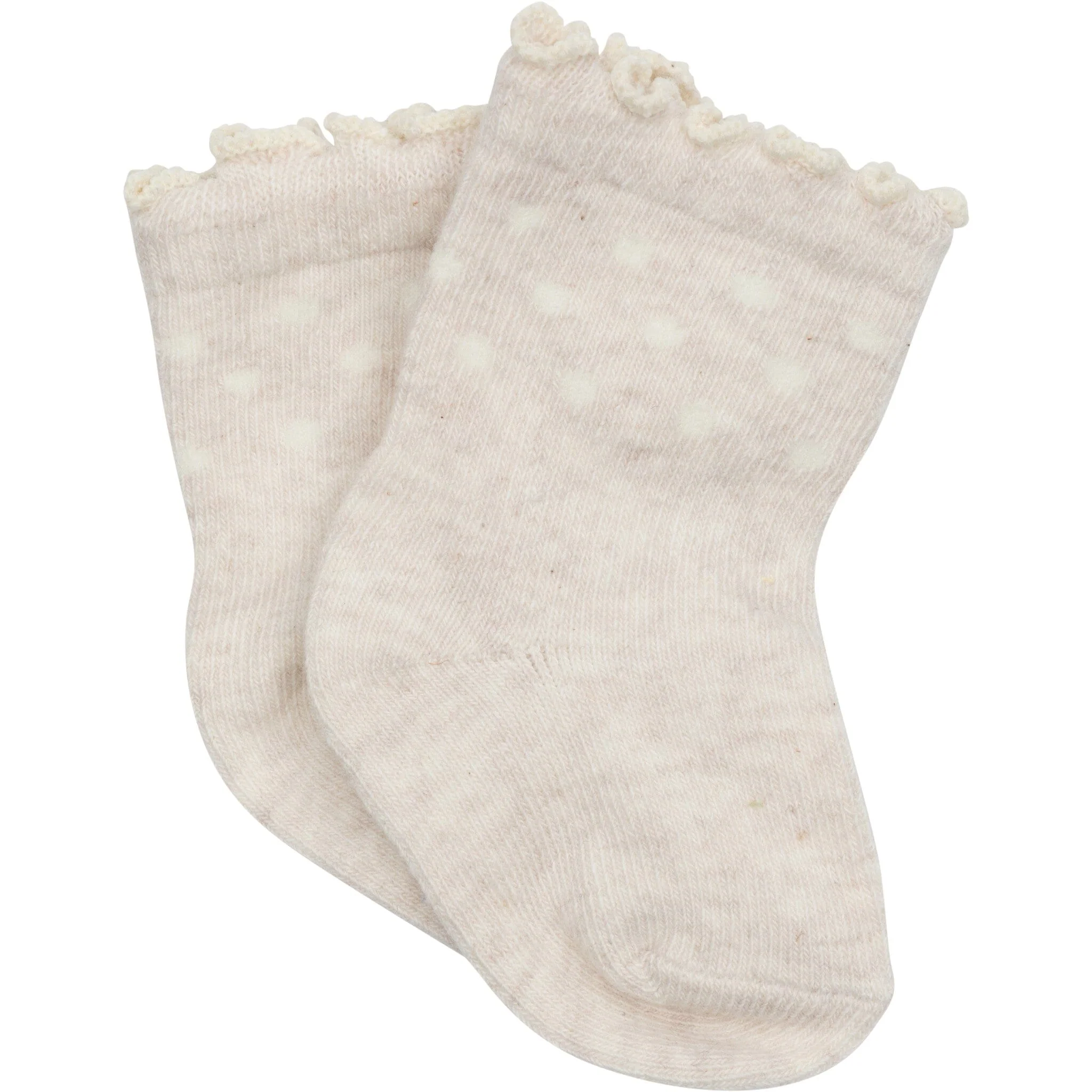 6-Pack Baby Girls Girl Retro Floral Wiggle Proof® Socks - Image 4