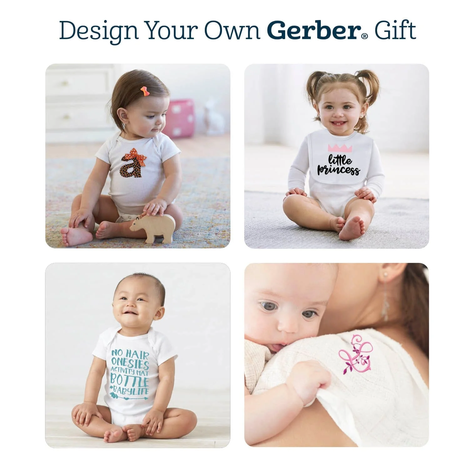 6-Pack Long-Sleeve Onesies® Bodysuits With Mitten Cuffs - Image 4