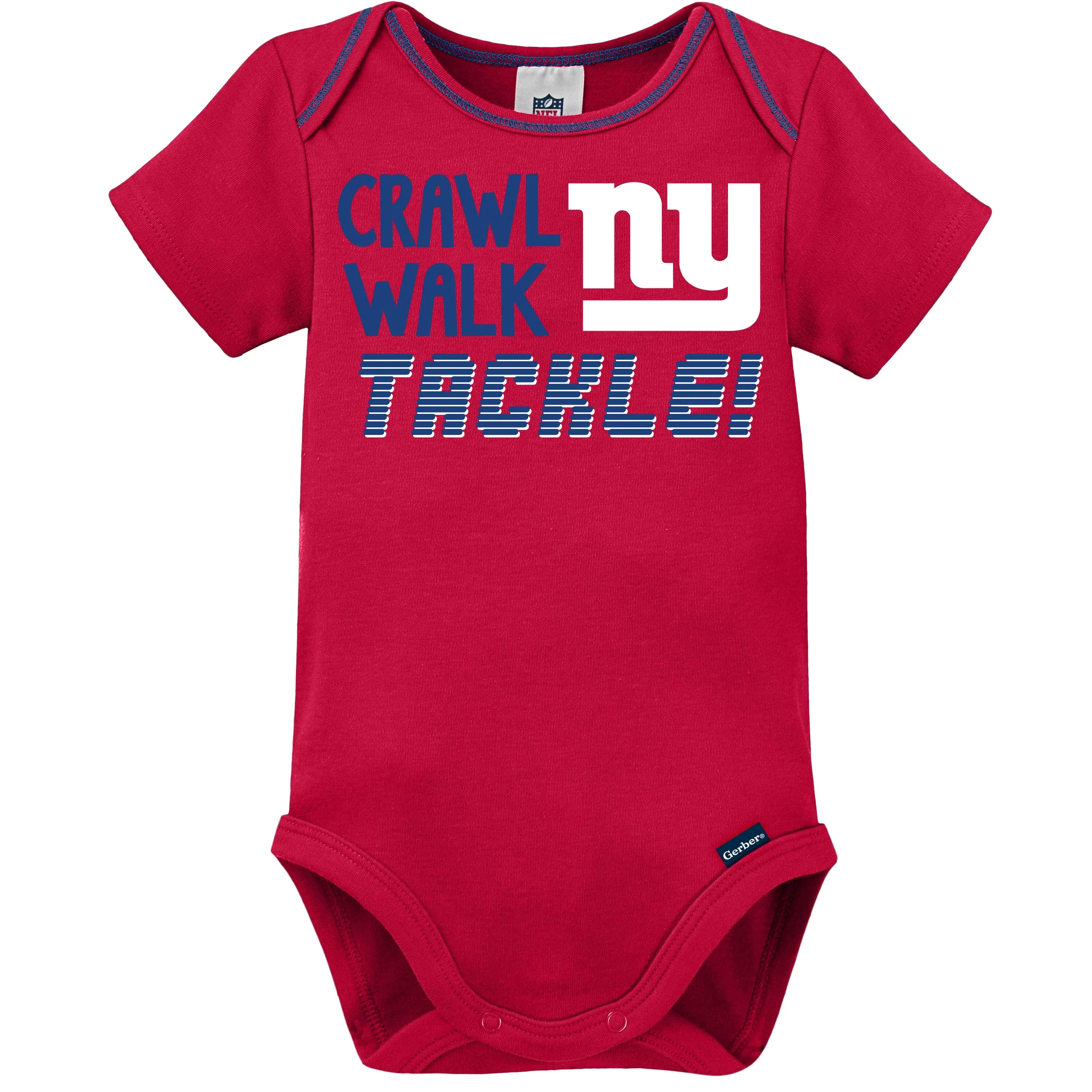 3-Pack Baby Boys Giants Short Sleeve Bodysuits - Image 4